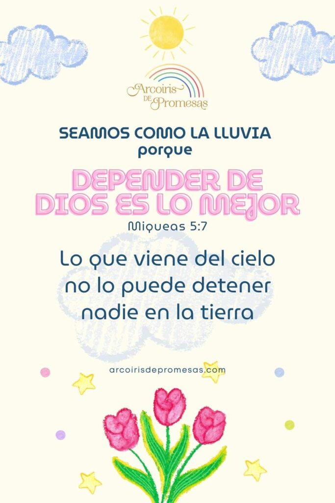 depender de dios es lo mejor mensaje de aliento para mujeres cristianas