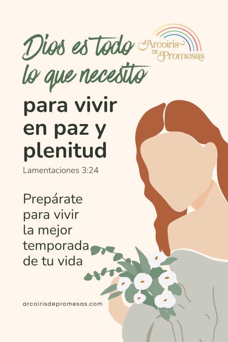 Dios es todo lo que necesito para vivir en paz y plenitud - Arcoiris de ...