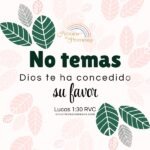 no temas cuando Dios te llama también te sostiene mensaje cristiano de aliento para mujeres