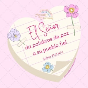 Palabras de paz: cuando tu corazón se agita Dios te habla - Arcoiris de ...