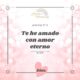 con amor eterno te he amado mensaje cristiano para mujeres