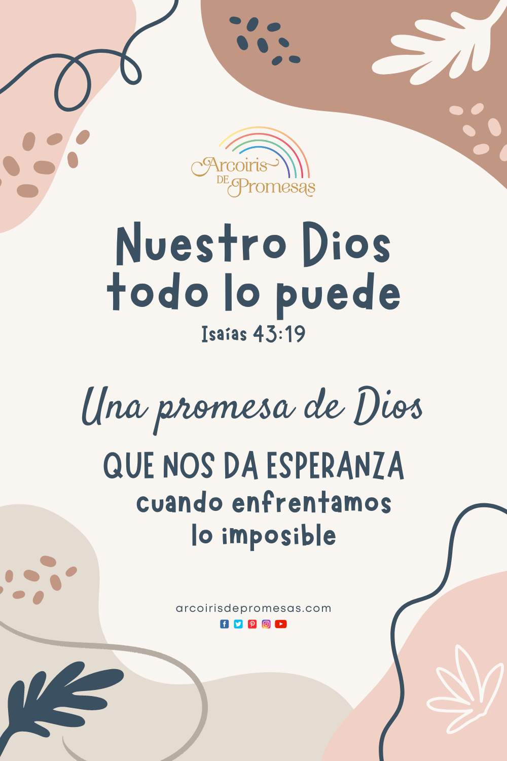 Nuestro Dios todo lo puede - Arcoiris de Promesas