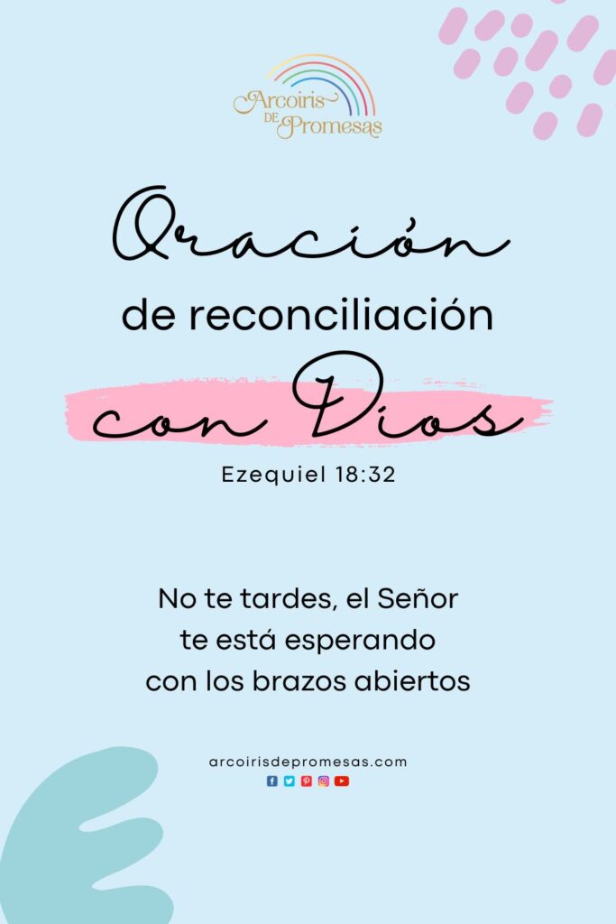 oracion de reconciliacion con dios 