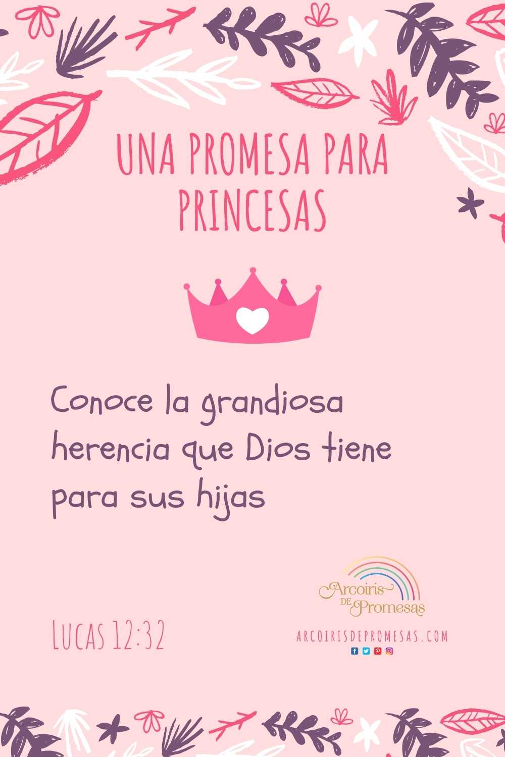 una promesa para princesas de dios para la mujer cristiana