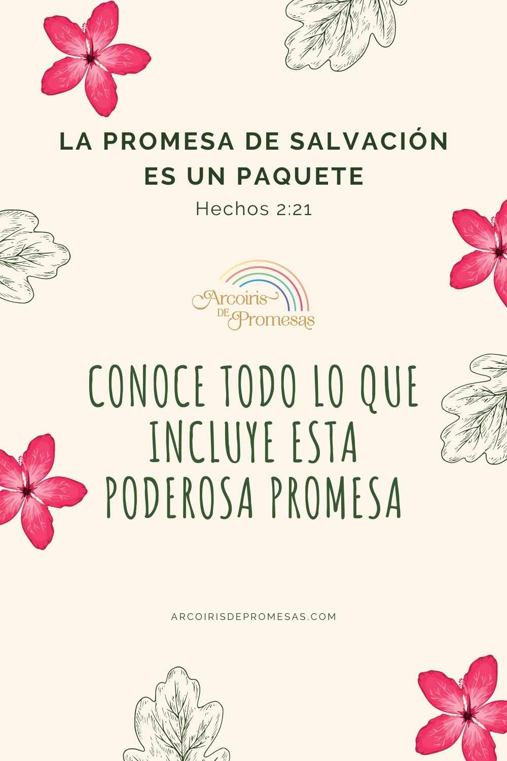 la promesa de salvacion es un paquete mensaje de aliento para mujeres cristianas