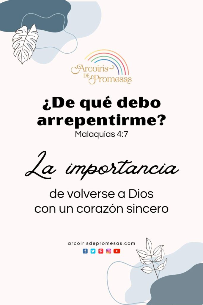 de que debo arrepentirme promesas de dios para la mujer cristiana