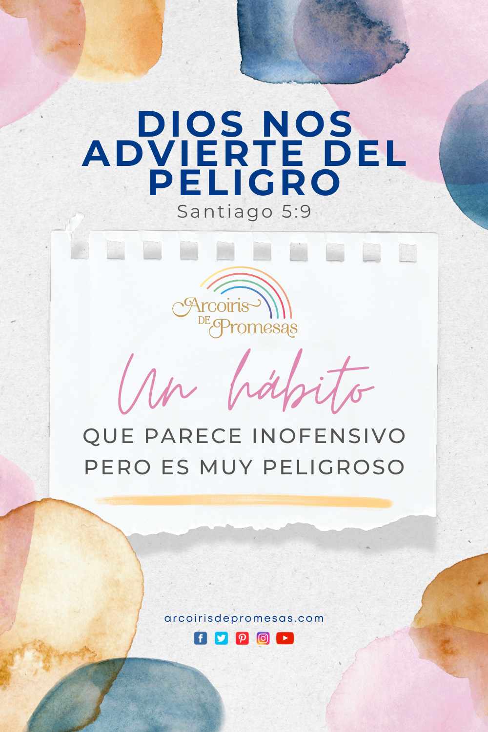Dios nos advierte del peligro - Arcoiris de Promesas