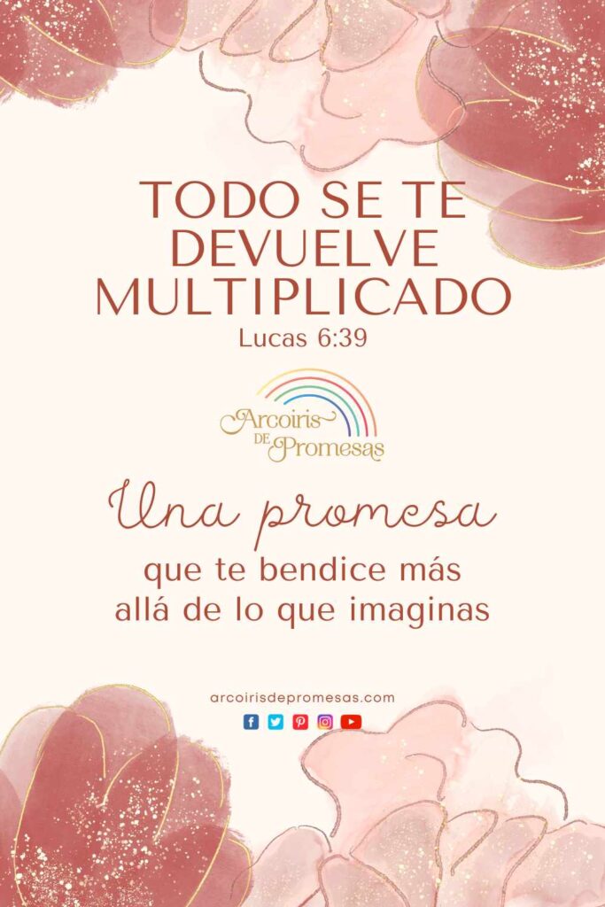 todo se te devuelve multiplicado promesa de dios para mujeres cristianas