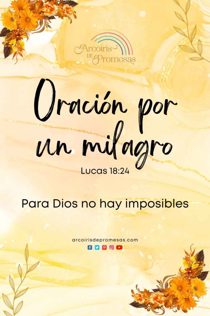 oracion por un milagro de dios oraciones para mujeres cristianas