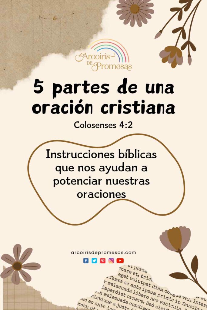 5 partes de una oracion cristiana oraciones cristianas para mujeres