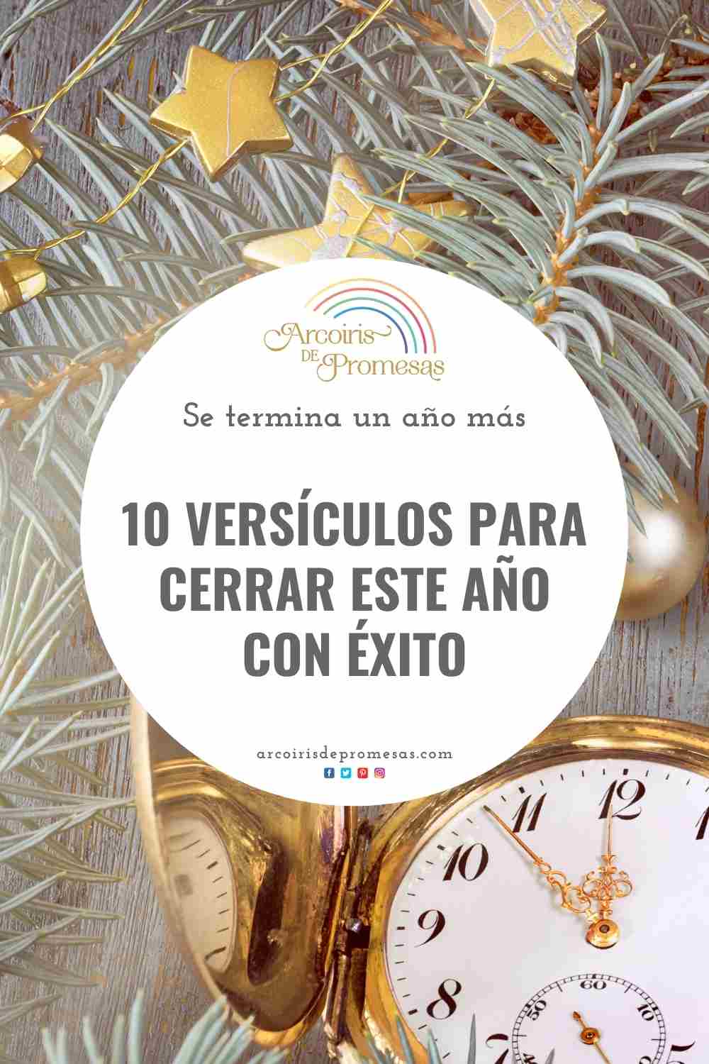 10 versículos para fin de año - Arcoiris de Promesas