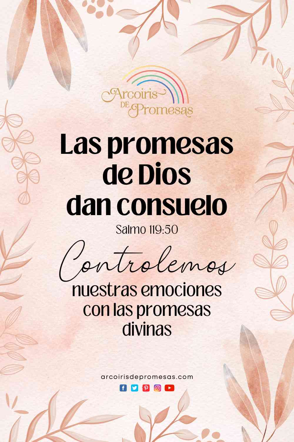 Las promesas de Dios dan consuelo - Arcoiris de Promesas