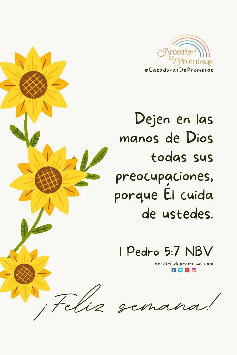25 mensajes de Dios para un nuevo comienzo - Arcoiris de Promesas