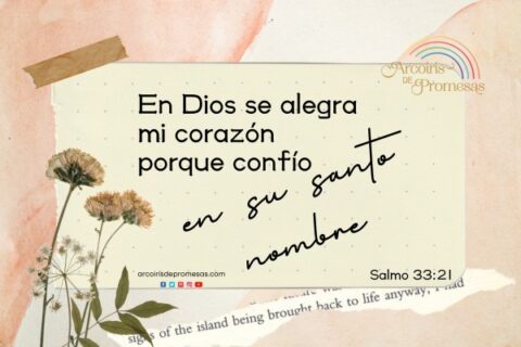 La alegría de confiar en Dios - Arcoiris de Promesas