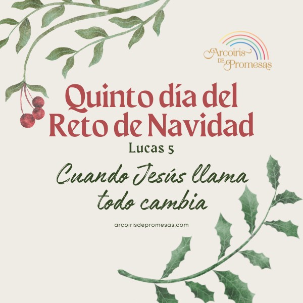 quinto dia del reto de navidad enseñanza cristiana para mujeres